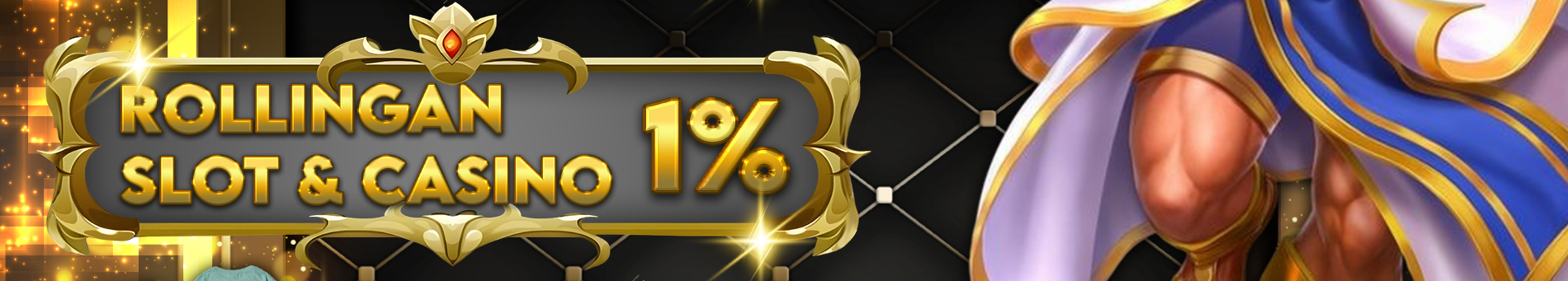 BONUS ROLLINGAN SLOT & CASINO 1%